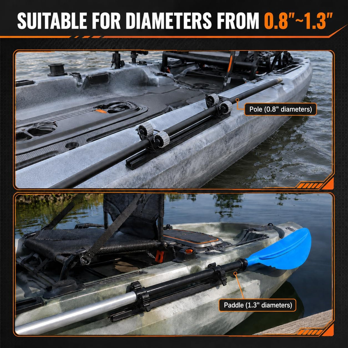 EDSRDPLT Kayak Paddle Holders