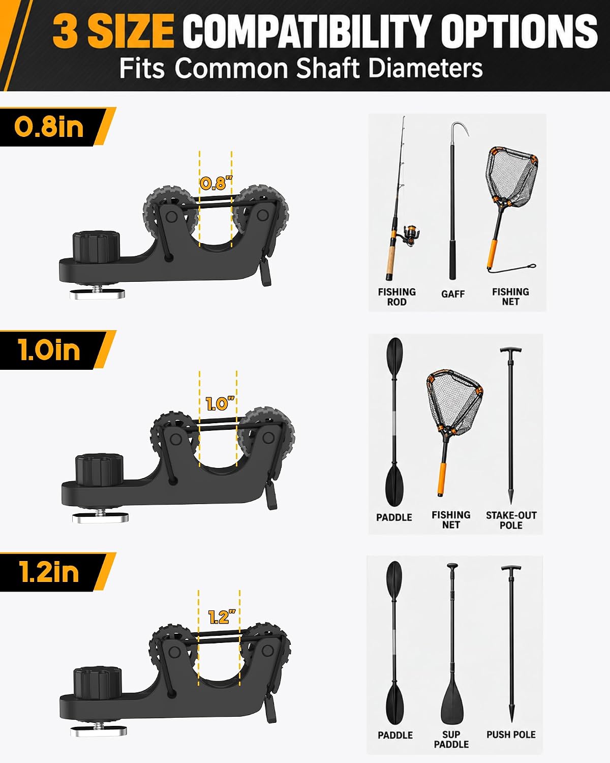 EDSRDPLT Kayak Paddle Holder