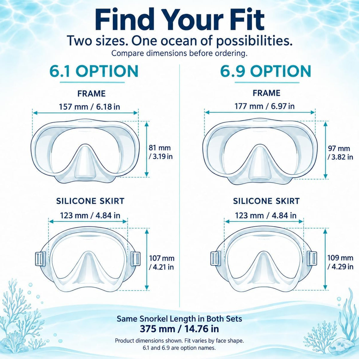 Huasheng Sports Snorkeling Mask Set