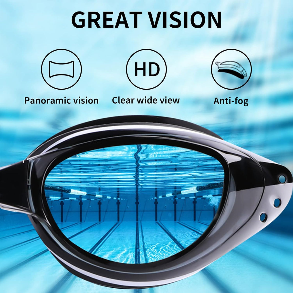 AIKOTOO Swim Goggles