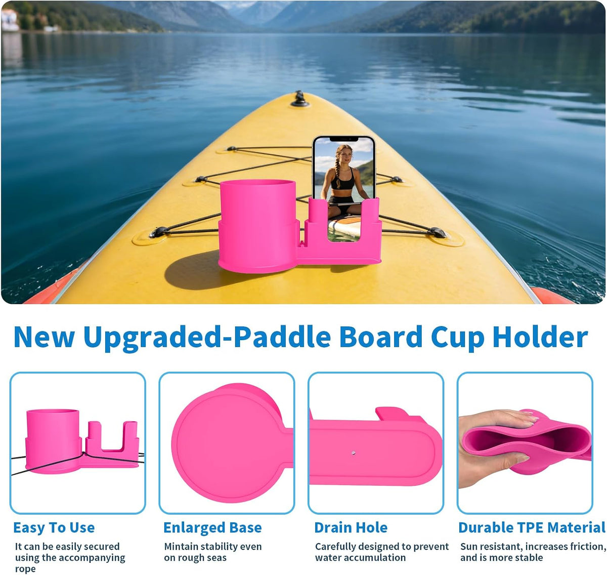 iKristin Paddleboard Cup Holder