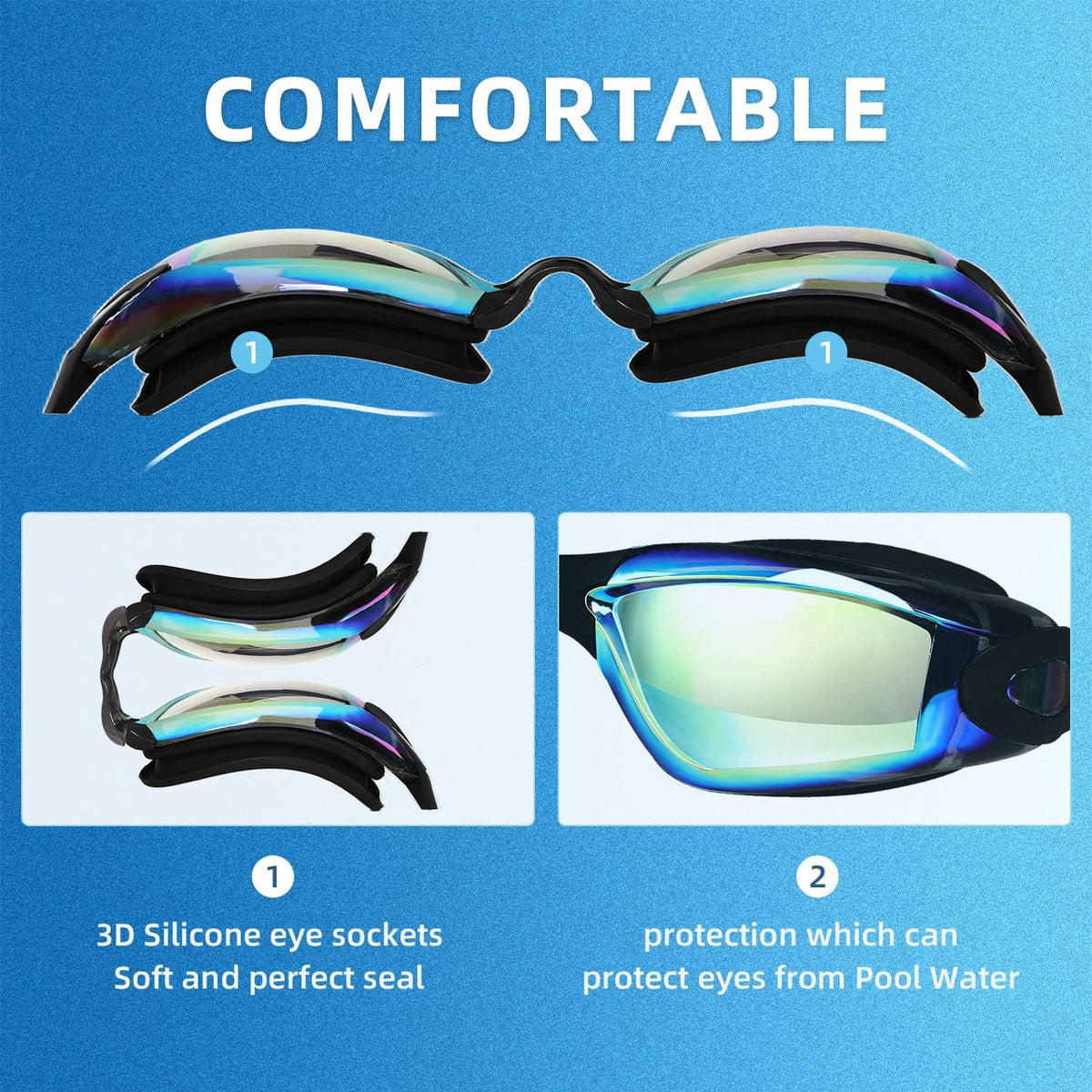 LOCONHA Swim Goggles
