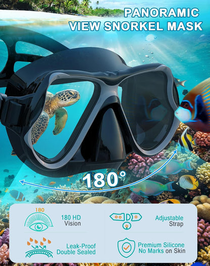 Greatever Snorkel Mask Set