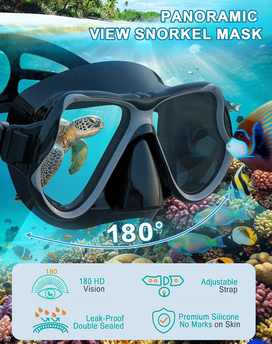 Greatever Snorkel Mask Set